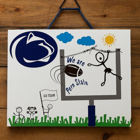 Penn State University Handmade 11"x14"  “We Are Penn State” Wooden Sign #PSU - Picture 1 of 1